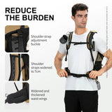 Mountaineering backpack 35 liters men's and women's outdoor sports bag waterproof camping hiking rain