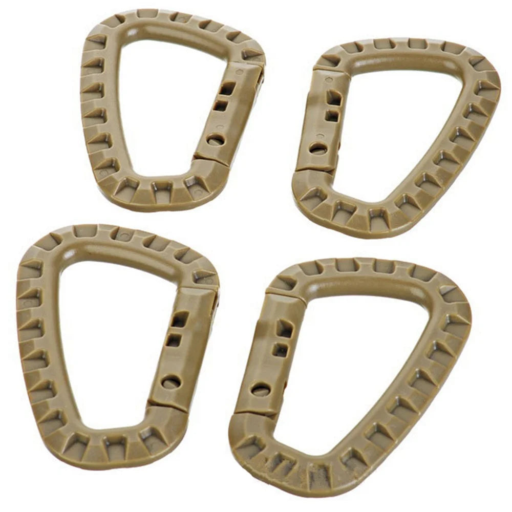 5pcs Tac Link Molle Belt D Buckle Clip ITW Keychain Outdoor Backpack Carabiner Hook Camping Climbing Equipment EDC Multi Tool