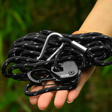 Tent Rope Tensioner Core Lanyard Adjuster Strong Load-bearing Compact Size Portable Reusable Tent Rope Adjuster Camping Gear