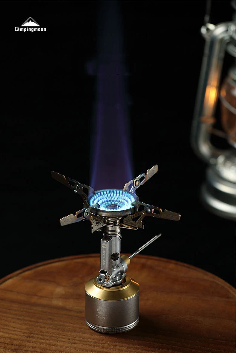 CAMPINGMOON XD-2F Outdoor Portable Voltage Stabilized Integrated Gas Stove High Power Windproof Hiking Field Stove Cooker