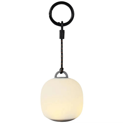 Mini Egg-Shaped Squeeze Silicone Camping Lantern, USB Rechargeable Portable LED Tent Lamp for Outdoor Picnic & Cozy Ambient Ligh
