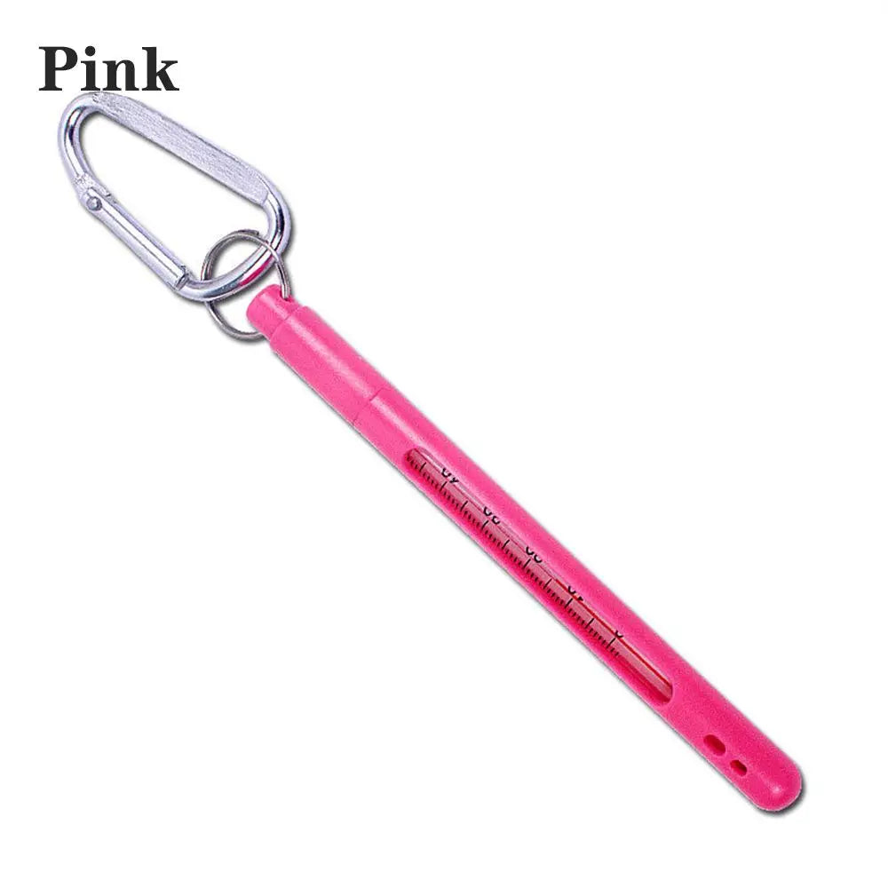 Fly Fishing Stream Water Thermometer with Carabiner