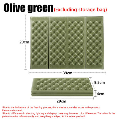 Portable Lightweight Mini Waterproof Mat Camping Foam Mat Foldable Kneeling Mat Comfortable Seat Cushion for Outdoor Activities