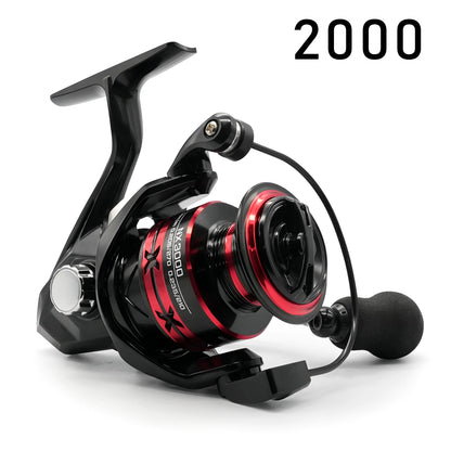 ROOBLINOS NX Fishing Reel 5.2:1 1000-6000 Max Drag 9KG Spinning Reels Metal Spool Reel Drag Fishing Reel,Fishing Accessories