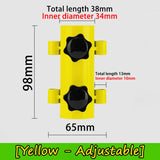 Outdoor camping adjustable canopy pole holder large diameter bracket camping tent canopy accessories strut fixing tube base
