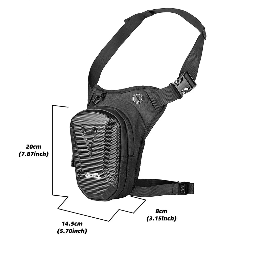 Motorcycle Leg Side Bag Waist Leg Bag Thigh Belt Hip Bum Fanny Pack EVA Hard Shell Outdoor Motorbike Drop Leg Bag Phone Purse
