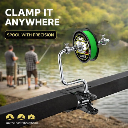 Portable Aluminum Line Spooling Station