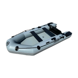 9.2FT Inflatable PVC Boat | Fishing, Surfing & Kayak Racing Dinghy – Portable Assault Boat for 3-4 People Outdoor Watersports