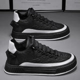 Men’s Platform Sneakers 2025 – Vulcanized Casual Running Shoes for Men (Large Sizes 39-46)