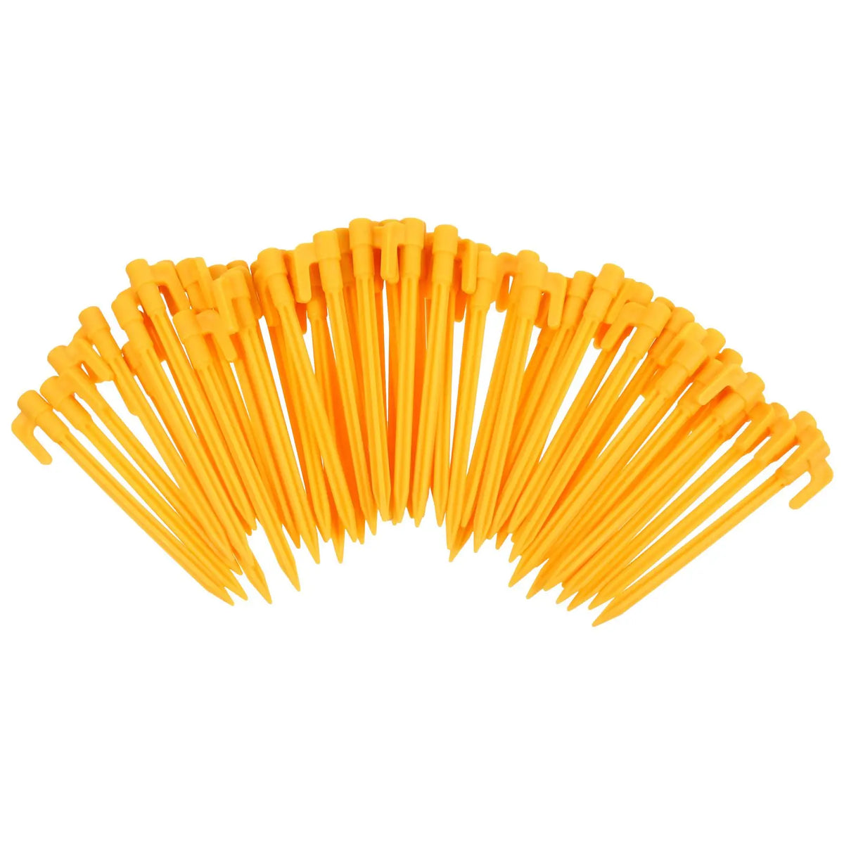 50 Pcs Tent Pegs Anti Wind Ground Stakes Camping Tools Outdoor Fixing Nails Plastic Tent Accessories Camping Hiking Gear