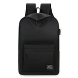 Trendy Men's Minimalist Backpack Versatile Backpack Large Capacity School Student Computer Travel Bag Washable Unisex Backpack