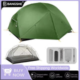 3 Season Portable Tent-Mongar 2 Person,Ultralight Camping,Double Layer Waterproof,Outdoor Travel Tent for Hiking and Exploration