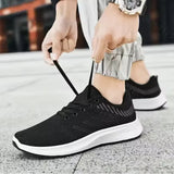 Men’s Spring Running Shoes – Wear-Resistant Lightweight Casual Sneakers with Soft Sole