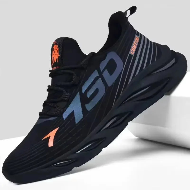 Men’s Slip-On Sneakers – Breathable Running Shoes for Walking, Training & Tennis (Lightweight Casual Comfort)