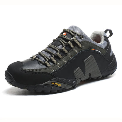 Men’s Waterproof Trekking Shoes – Outdoor Hiking Boots, Leather Hunting & Tactical Footwear