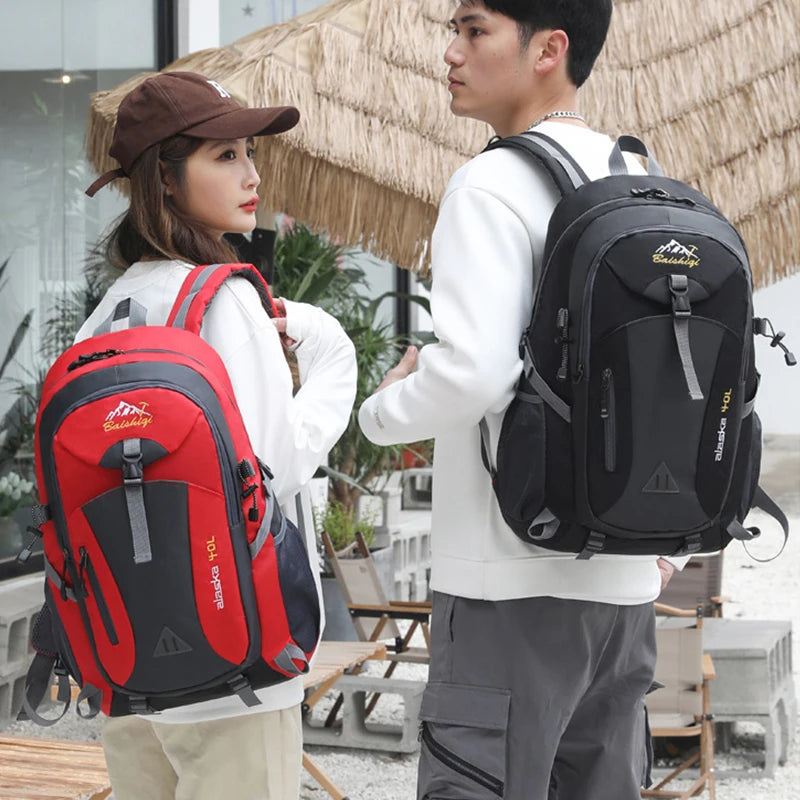 40L Travel Backpack – Large Capacity Hiking & Camping Mountaineering Bag for Men & Women