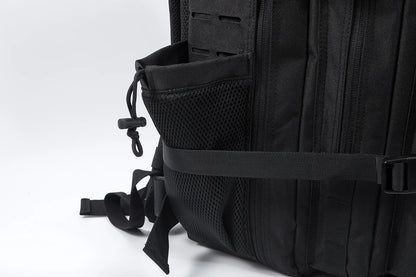 45L Tactical Backpack For Men With MOLLE Webbing System Outdoor Survival Gym Fitness Hiking Camping Backpack Dual Cup Holders Large Capacity Rucksack For Wilderness Trip Travel Daily Work Commute Outdoor Camping Activities Ge