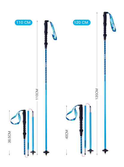 2pcs  AONIJIE All Types of Hiking Trekking Pole Ourdoor Camping Walking Sticks Summarizing 110cm 120cm 130cm