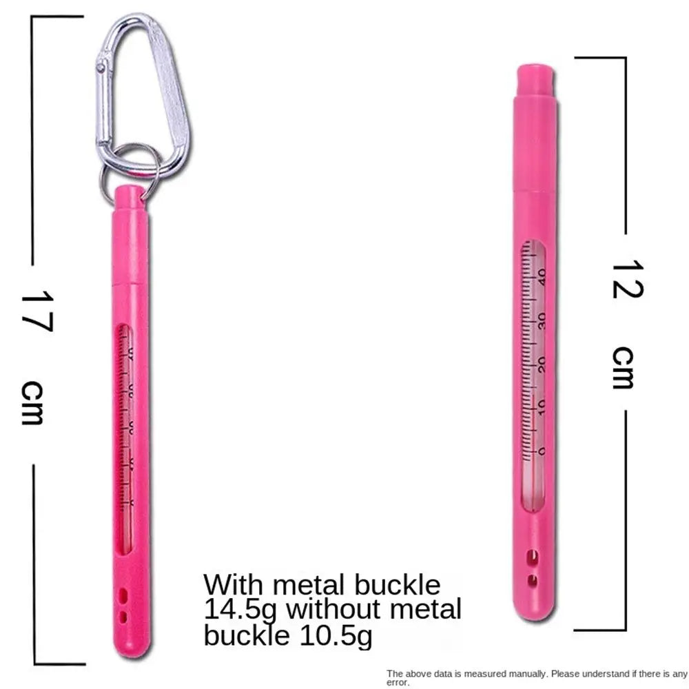 Fly Fishing Stream Water Thermometer with Carabiner