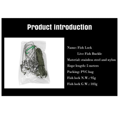 5m Stainless Kukan Fish Stringer