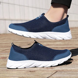 Men’s Lightweight Hiking Shoes – Breathable Mesh Outdoor Slip-On Sneakers for Summer