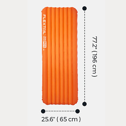 FLEXTAIL ZERO MATTRESS PLUS - 196cm Insulated Sleeping Pad with 5.6/6.0 R-Value, Ultralight Inflatable Camping Mat
