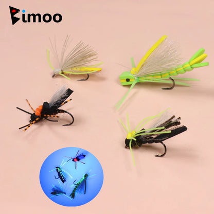 Bimoo Madam Spider Foam Hopper Flies (4 Pack)
