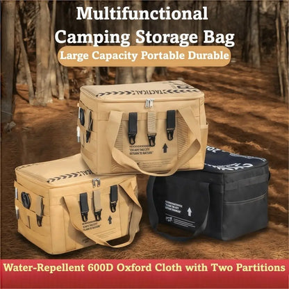 camping storage bag foldable large capacity tool camping picnic storage bag waterproof