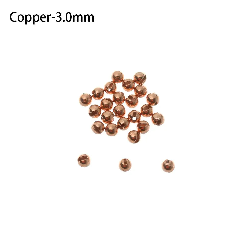 Slotted Fly Tying Beads 2.5-3.5mm (25 Pack)