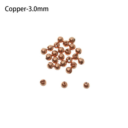 Slotted Fly Tying Beads 2.5-3.5mm (25 Pack)