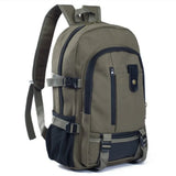 Travel Backpack Men Tactical Militari Mountaineering Bag Men Canvas Large Capacity Backpacks Outdoor Camping Bag Computer Bag
