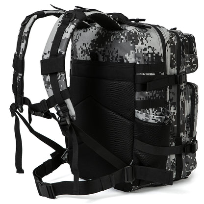 45L Tactical Backpack Molle System Men's Outdoor Hiking Rucksack with Bottle Holder EDC GYM Hunting Bag for Survival