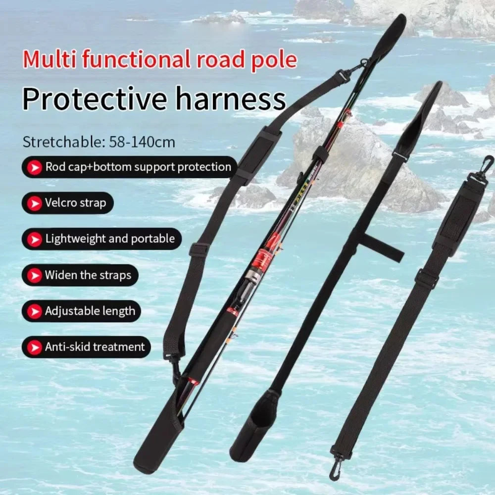 Adjustable Fishing Rod Shoulder Belt
