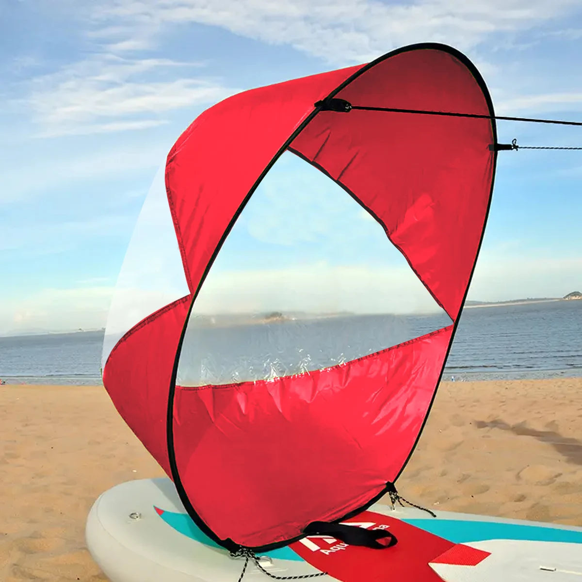 42" SUP Board Surf Wind Sail – Foldable Kayak & Surfboard Paddle Sail for Water Sports (5 Colors)