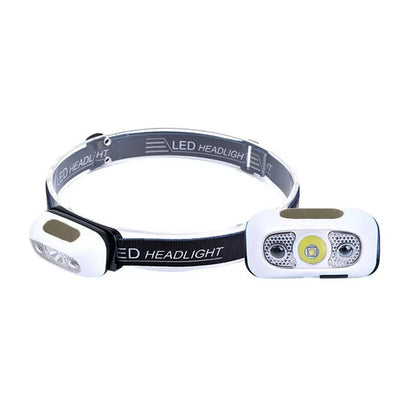 Sensor Headlamps Mini LED Night Fishing Powerful Torch Head Lamp USB Rechargeable Super Bright Adjustable Angle Headlight