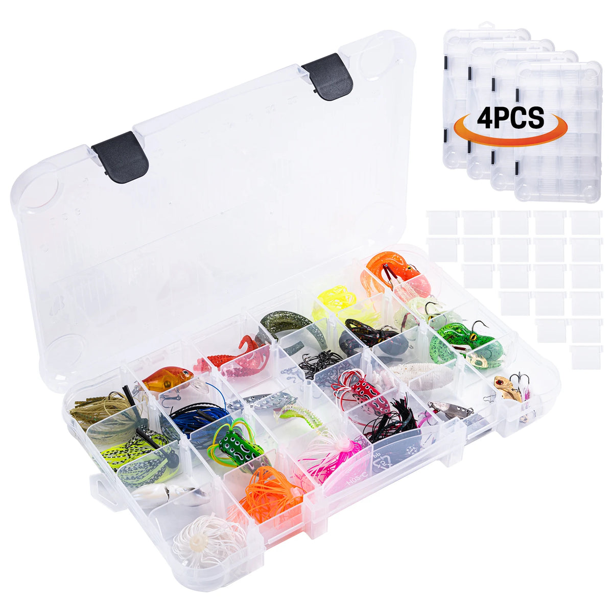 Goture Waterproof Tackle Box for Lures, Hooks & Baits