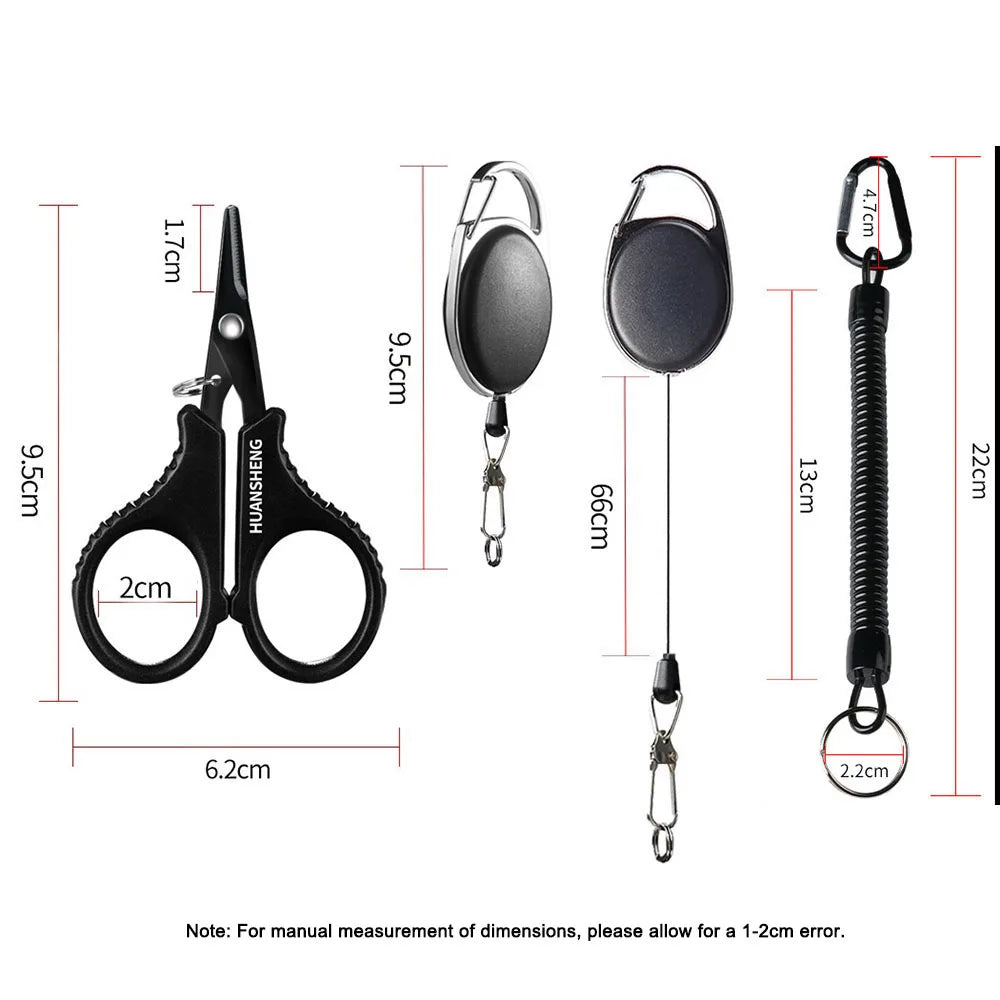 Titanium-Coated Braid Scissors and Line Cutter