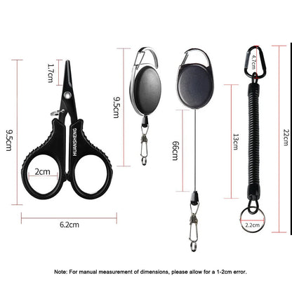 Titanium-Coated Braid Scissors and Line Cutter
