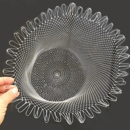 Double-Line Braided Mesh Landing Net Head