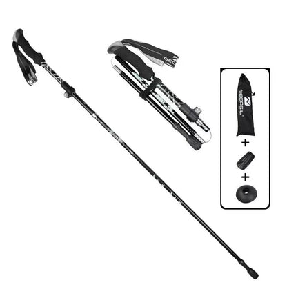 2PCS Trekking Poles Adjustable Ultralight Walking Sticks Alpenstock Outdoor Hiking-Climbing Mountaineering Sticks