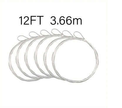 Aventik Nylon Tapered Leaders 9-15ft (6 Pack)