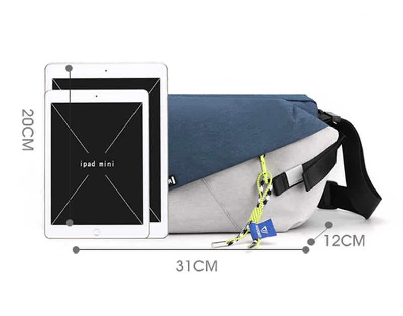 High Quality Nylon Panelled Waist Packs 2026 New Brand Unisex Chest Pack Casual Outdoor Travel Crossbody Bag Men Wasit Belt Bags