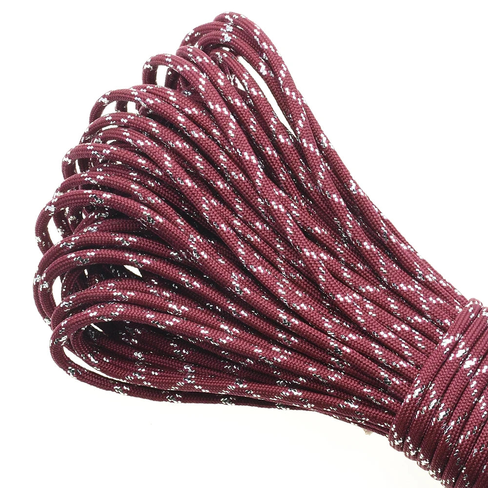 Gold & Silver 550 Paracord – Type III, 100ft, 19 Colors