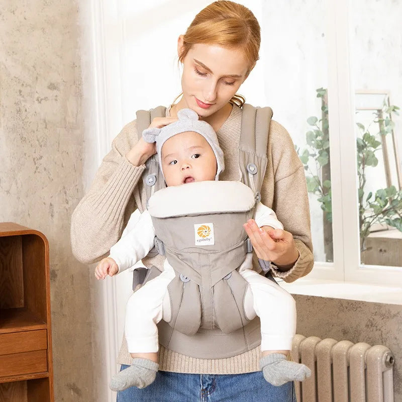 Baby Carrier 4 In 1 Ergonomic Kangaroo Design Sling for 0-36 Months Newborn Infants from 3.2KG to 20KG