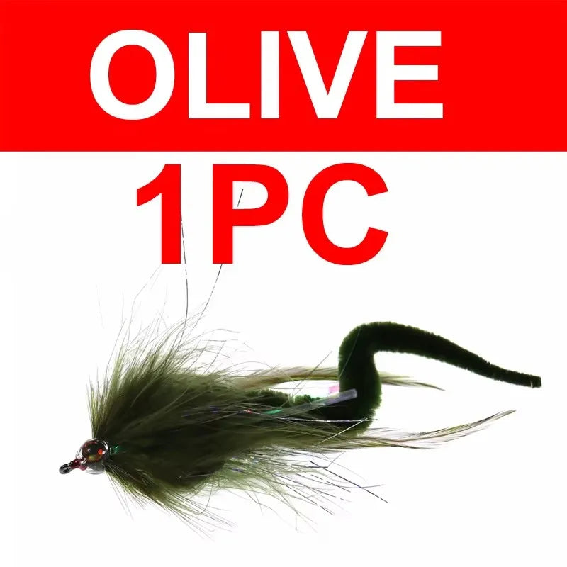 Bimoo Dragon Tail Pike and Muskie Streamers