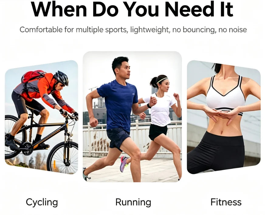 HTMCK Multifunctional Waterproof Waist Bag Portable Fanny Pack Outdoor Running Fitness Phone Belt Bag