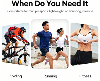 HTMCK Multifunctional Waterproof Waist Bag Portable Fanny Pack Outdoor Running Fitness Phone Belt Bag