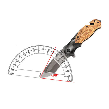 Stainless Steel Folding Knife High Hardness Camping Survival Multi-Functional Portable Mini Knife Fruit Knife