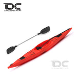 RC Kayak Simulation Boat with Paddle – 1/10 Scale for TRX4, Axial SCX10, D90, D110, Defender & G63 Models