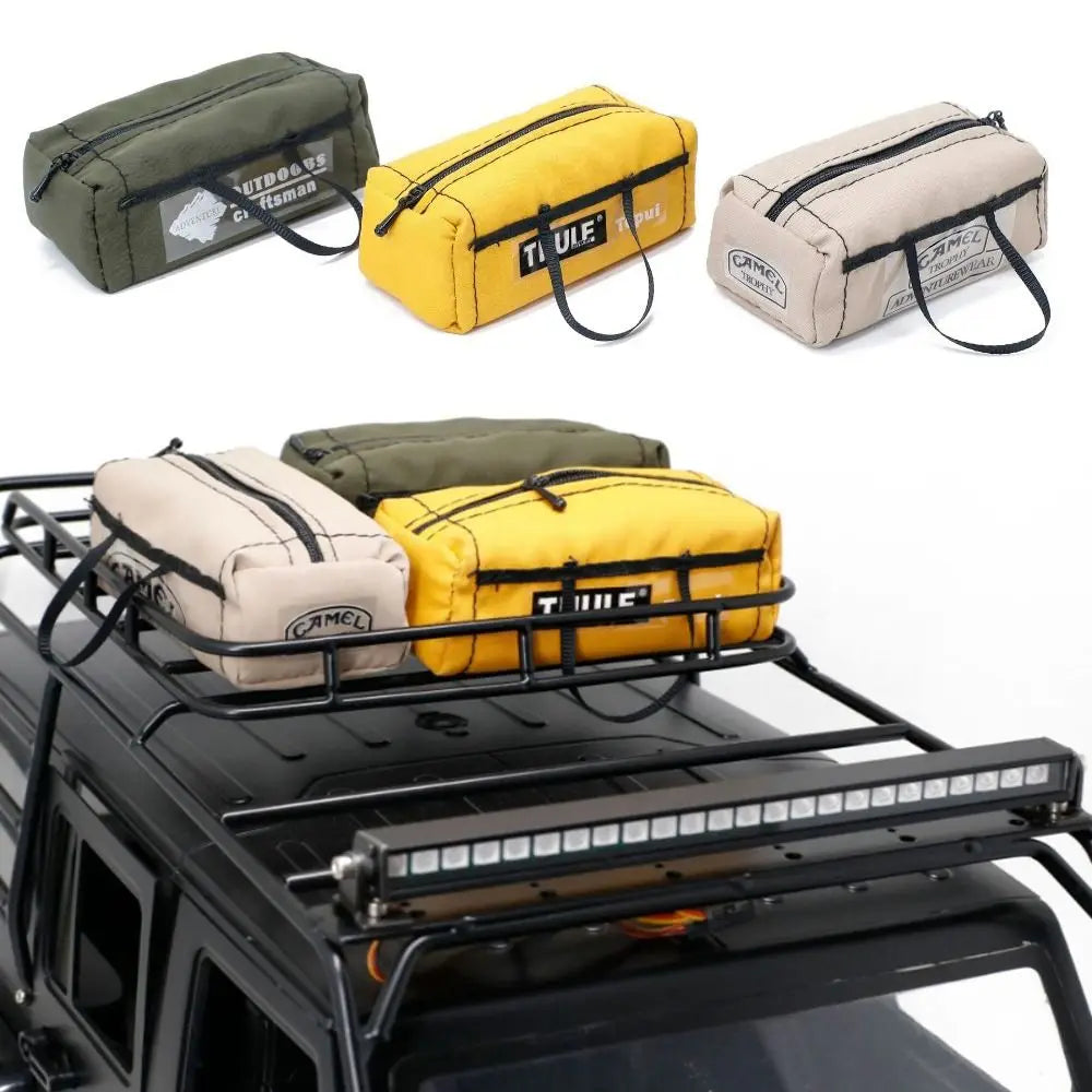 New RC Accessories 1/10 Climbing Car Decorations Wagon Roof Bags Rooftop Luggage Storage Bag Canopy Tent